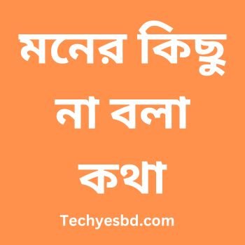 মনের কিছু না বলা কথা